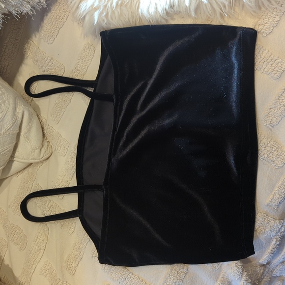 Velvet tube crop top - Picture 3 of 4